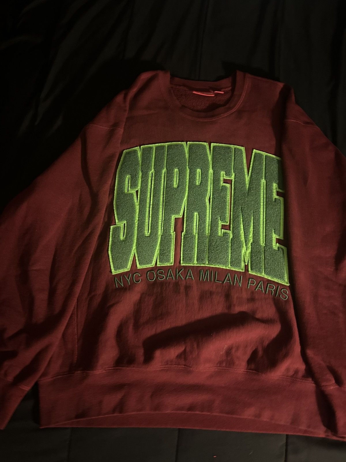 Supreme × Vintage Supreme crew neck Size US L / EU 52-54 / 3 - 2 Thumbnail