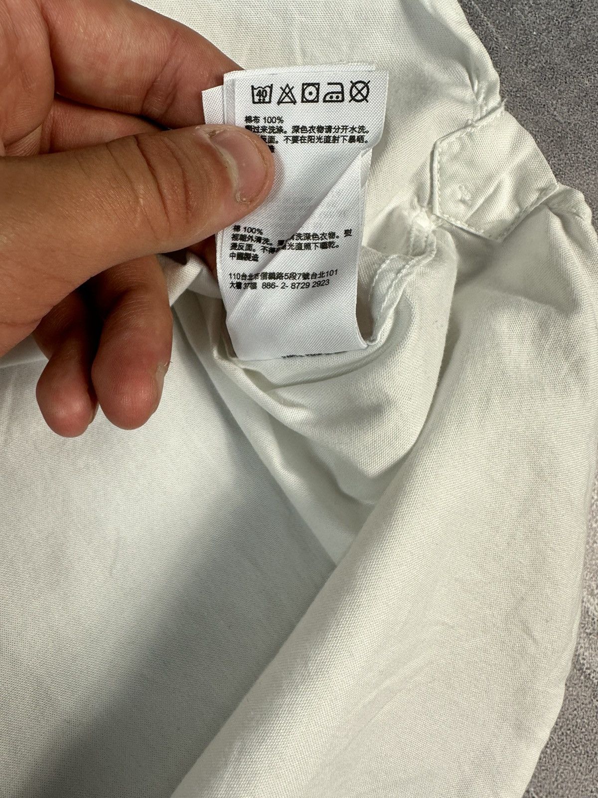 Allsaints Allsaints white mens shirt Size L Size US L / EU 52-54 / 3 - 7 Thumbnail