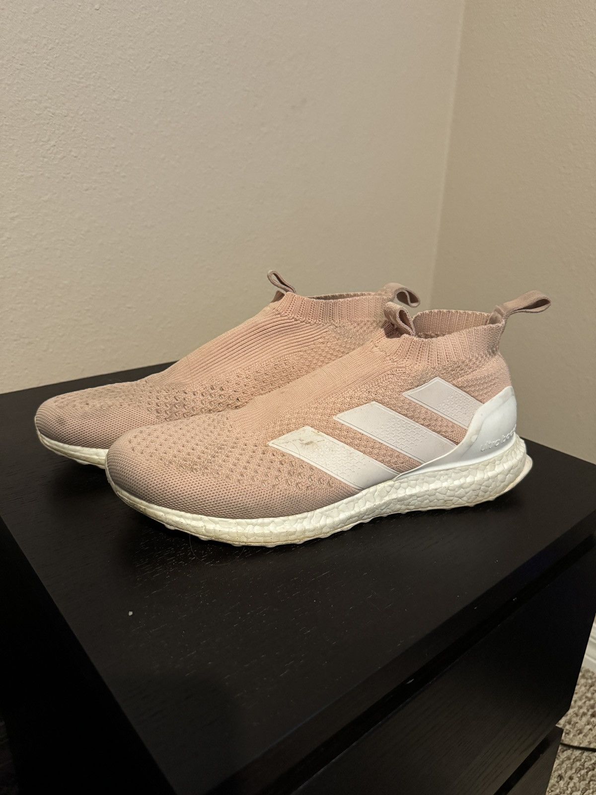 image of Adidas Ace 16 Purecontrol Ultraboost Shoes in Pink, Men's (Size 10)
