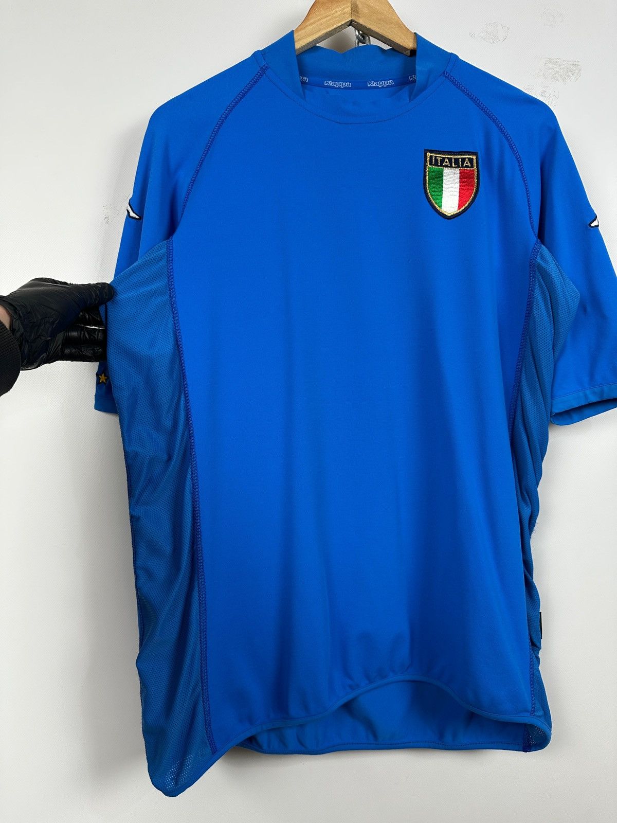 Kappa 2000-2003 Kappa Italy National Team Home Soccer Jersey Size US XL / EU 56 / 4 - 13 Thumbnail