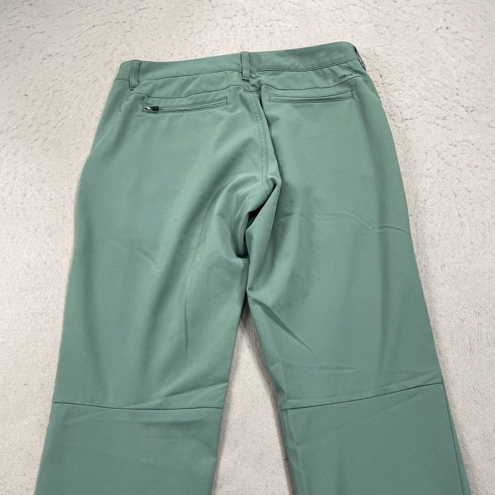 Bonobos Bonobos Mens Golf Pants 33x32 Athletic Fit Green Logo Chino Size US 33 - 7 Thumbnail