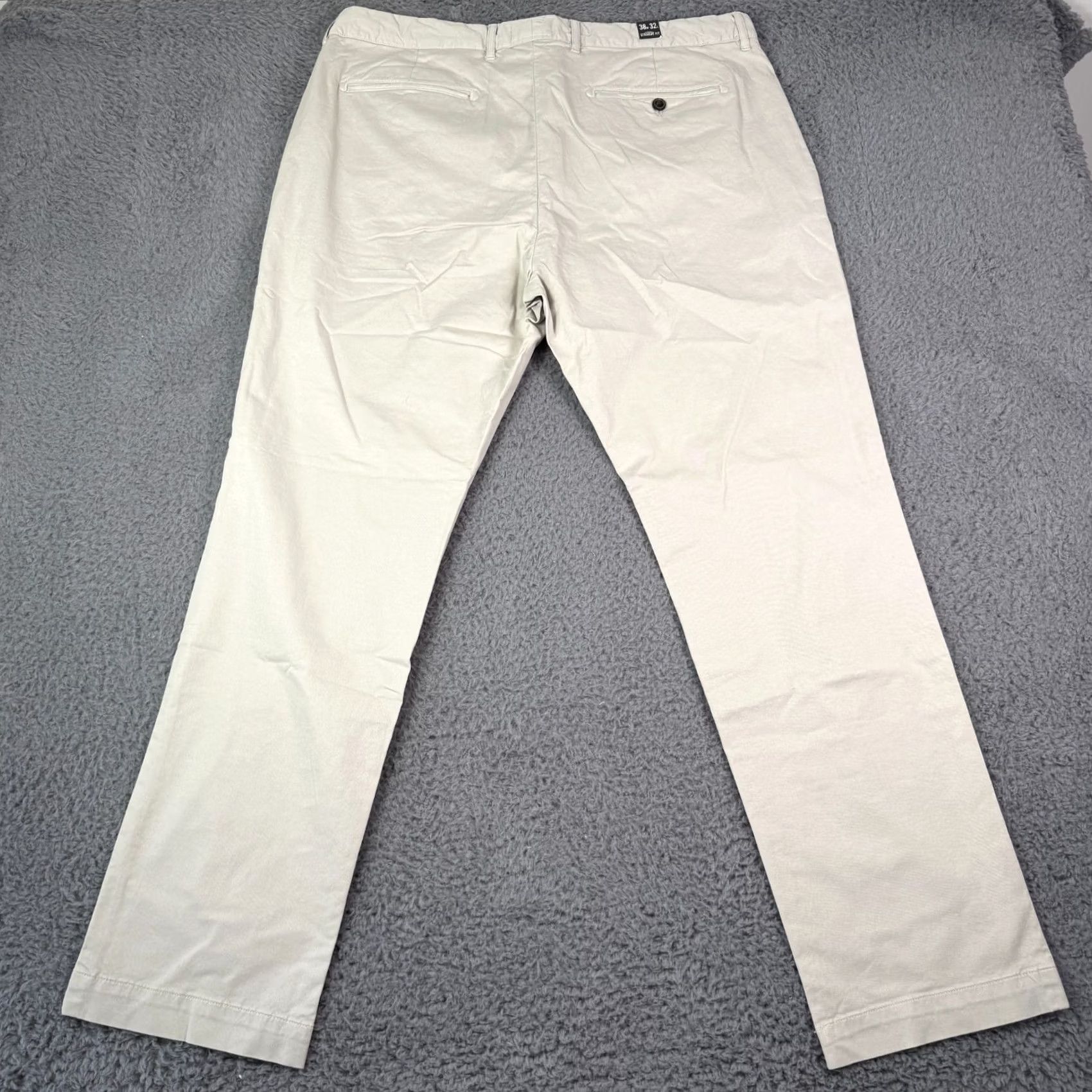 Todd Snyder Todd Snyder Mens Pants - 38x32 Bone Khaki Tab Front Chino Size US 38 / EU 54 - 5 Thumbnail