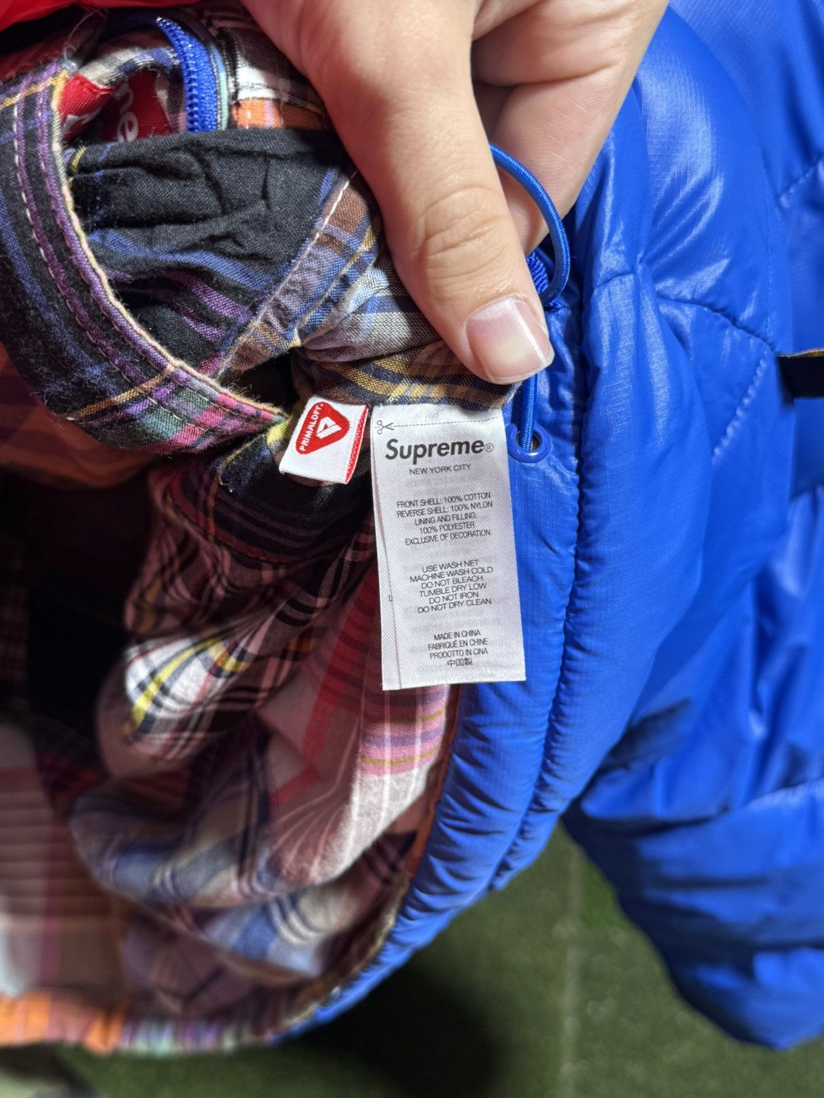 Supreme Supreme Madras Reversible Puffer Jacket Sz. S Size US S / EU 44-46 / 1 - 5 Thumbnail
