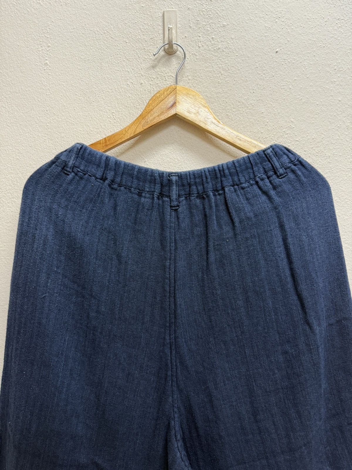 Issey Miyake × Japanese Brand × Vintage Vintage Plantation Issey Miyake Linen Flare Palazo Pants Size 28" / US 6 / IT 42 - 19 Thumbnail