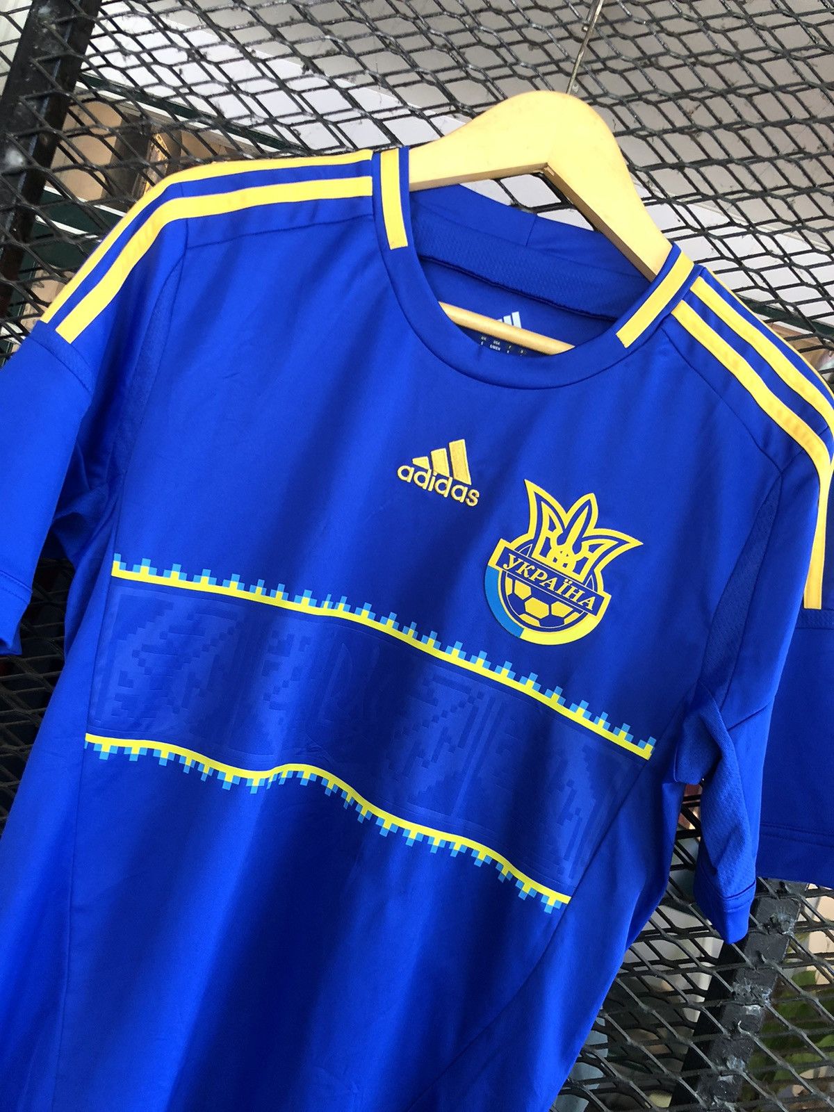 Vintage UKRAINE JERSEY AWAY 2012 -2014 Size US S / EU 44-46 / 1 - 2 Thumbnail