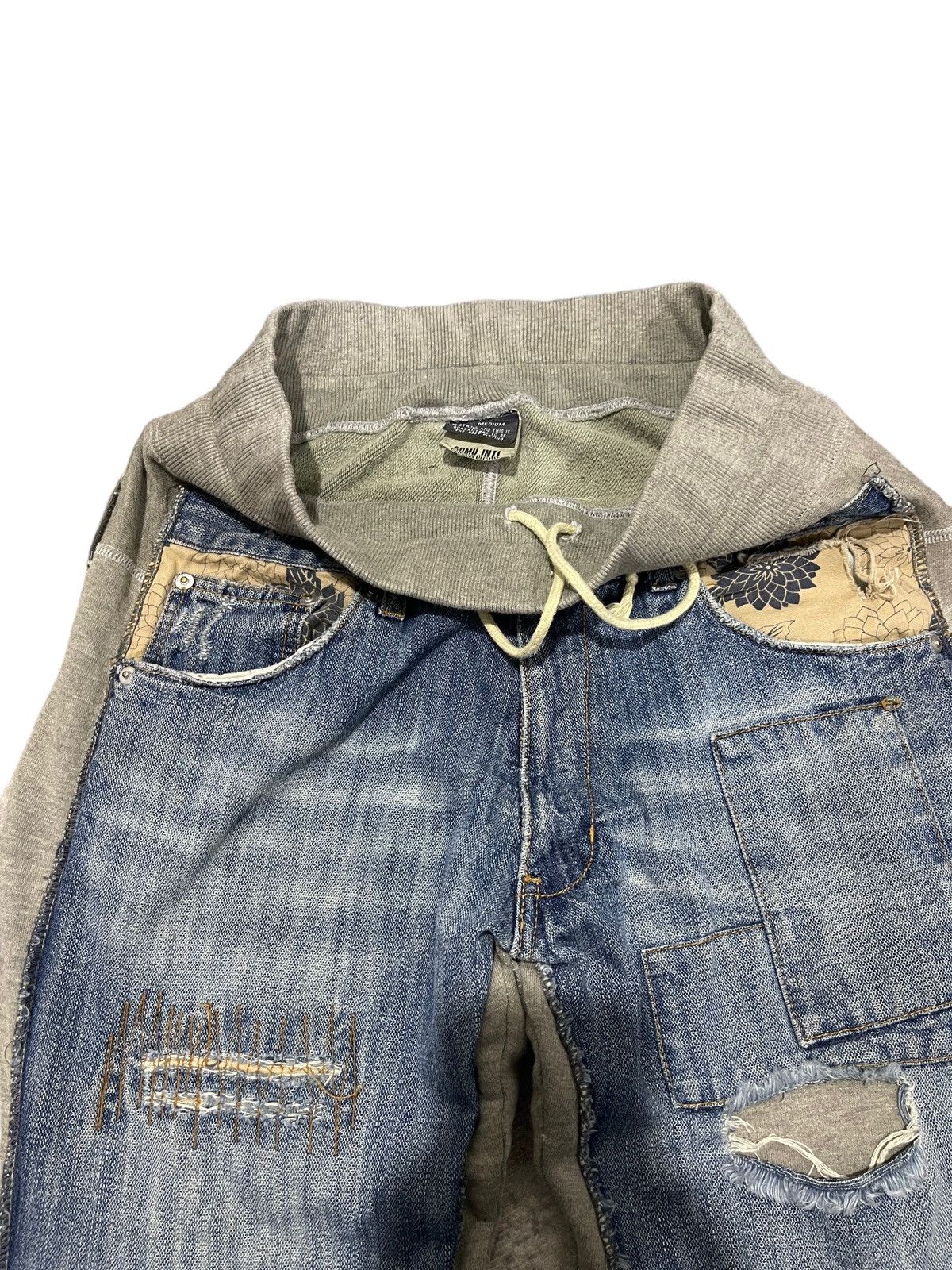 Japanese Brand × Vintage Vintage Gumu INTL Distressed Hybrid Pants Size US 32 / EU 48 - 10 Thumbnail
