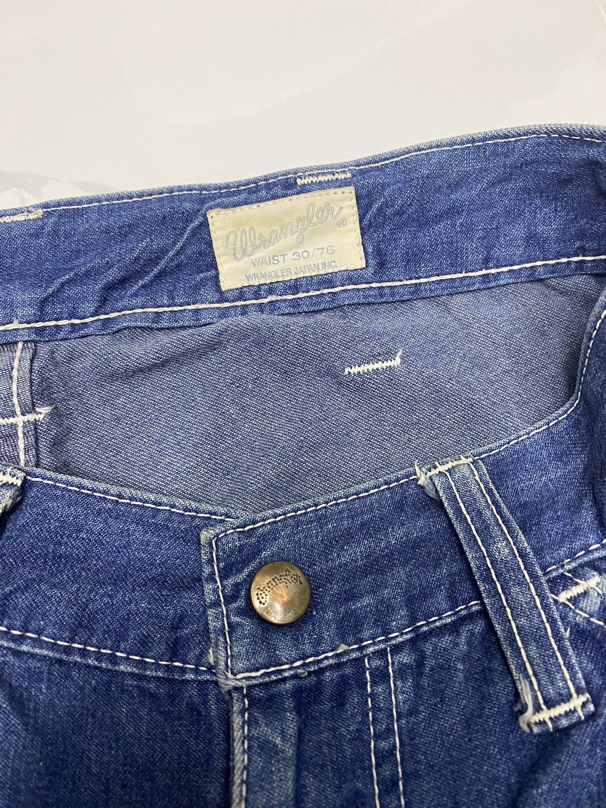 Japanese Brand 🔥WRANGLER 80s CARPENTER DENIM JEANS LOOSE Size US 29 - 7 Thumbnail
