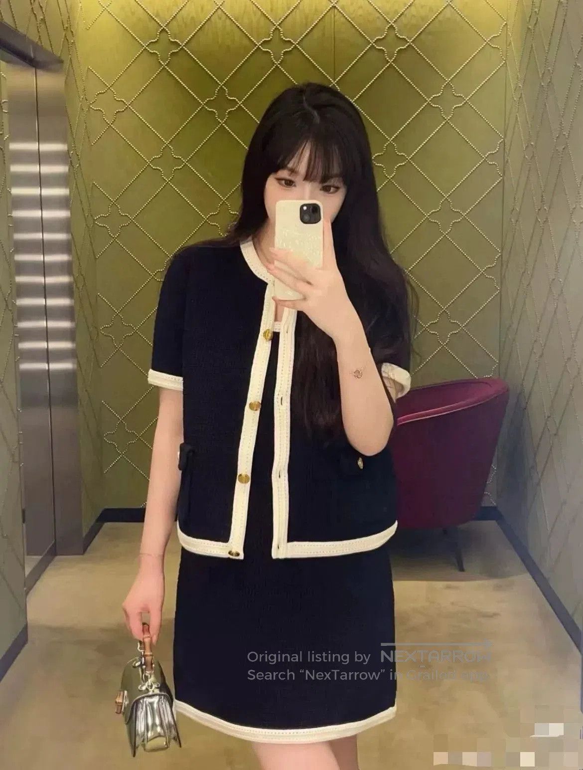 Gucci Gucci Navy Blue Knit Short. Size S / US 4 / IT 40 - 7 Thumbnail