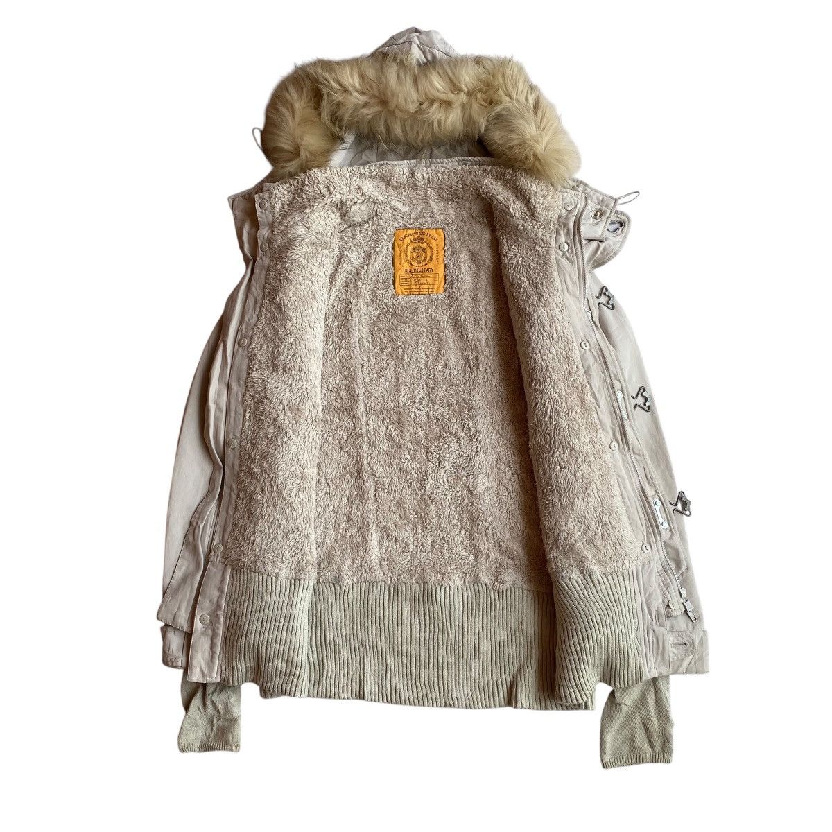 14th Addiction Sly Military Fur Jacket Size US M / EU 48-50 / 2 - 4 Thumbnail