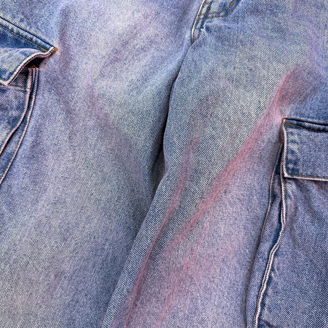 Other Hotter than Hell Washed Pink and Blue Cargo Pants (S) Size 26" / US 2 / IT 38 - 3 Thumbnail