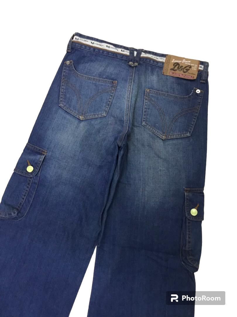Dolce & Gabbana Dolce & Gabbana Wide Leg Cargo Pant Size 28" / US 6 / IT 42 - 4 Thumbnail