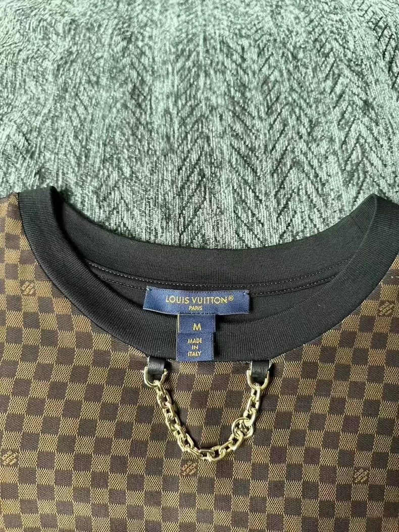 Louis Vuitton Louis Vuitton Checkerboard chain short sleeve Size US M / EU 48-50 / 2 - 3 Thumbnail