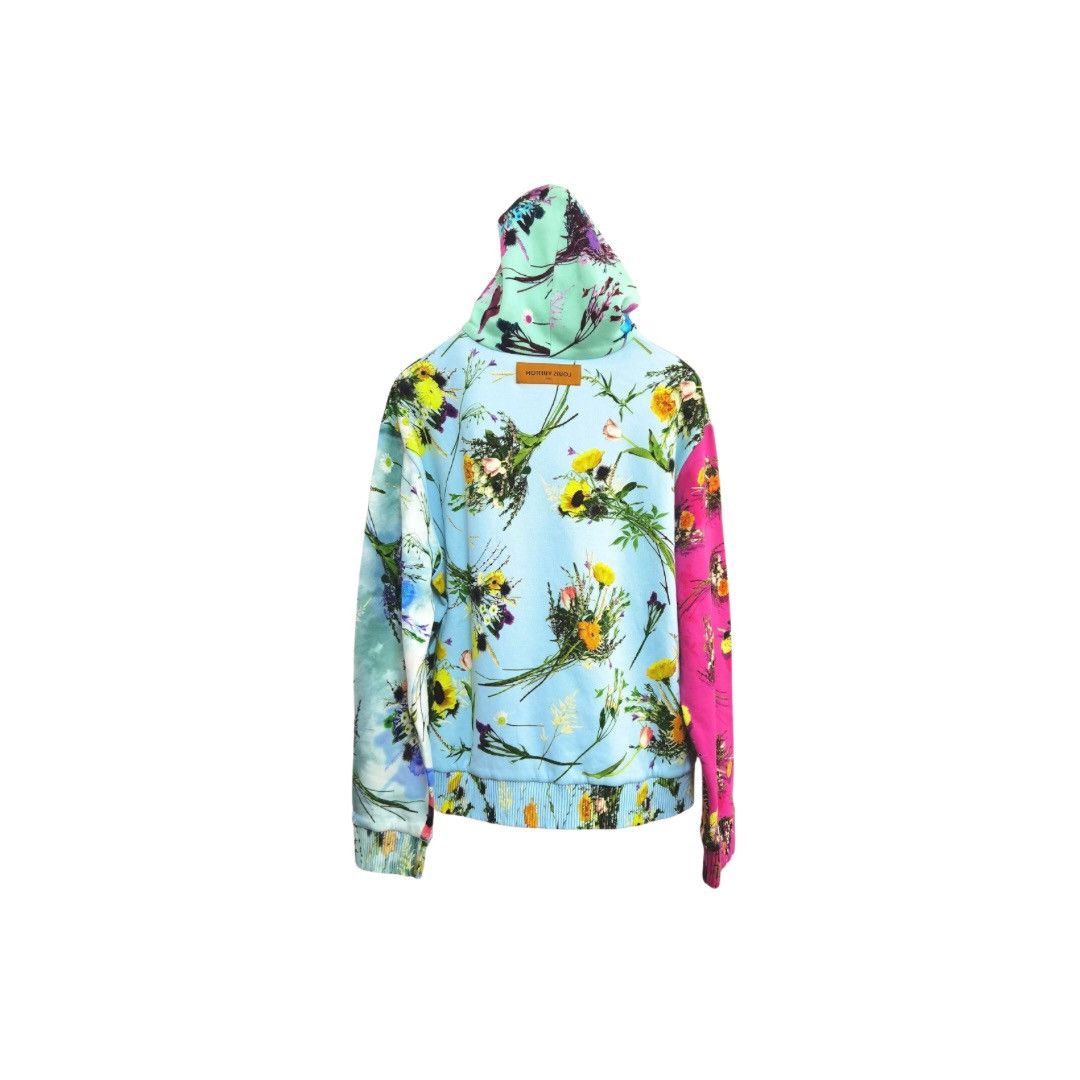 Louis vuitton printed flowers hoodie sale
