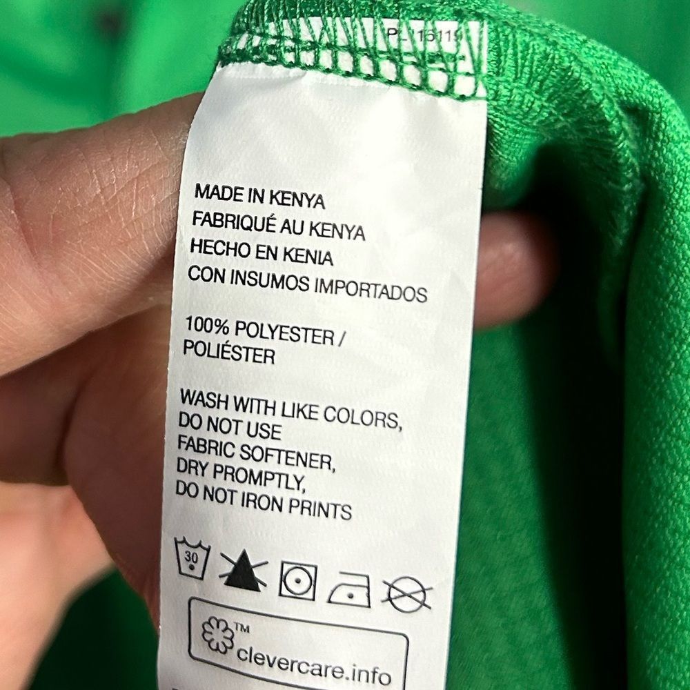 Izod Izod Golf Green Half Button Polo Shirt Large Size US L / EU 52-54 / 3 - 4 Thumbnail