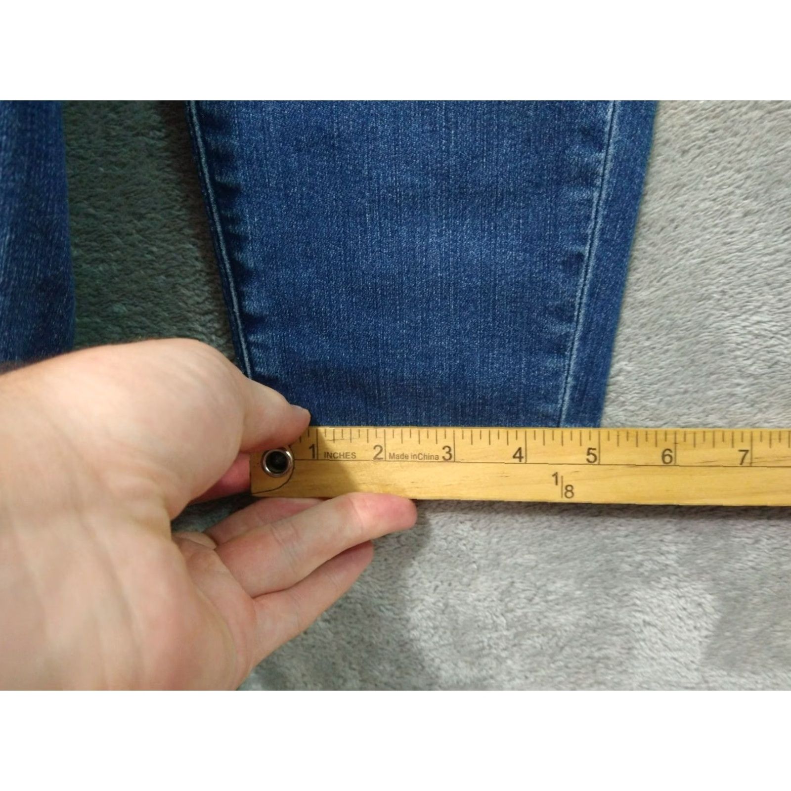 Athleta Athleta Jeans Womens 10 Blue Denim Sculptek Ultra Skinny High Rise Stretch Size 32" / US 10 / IT 46 - 6 Thumbnail
