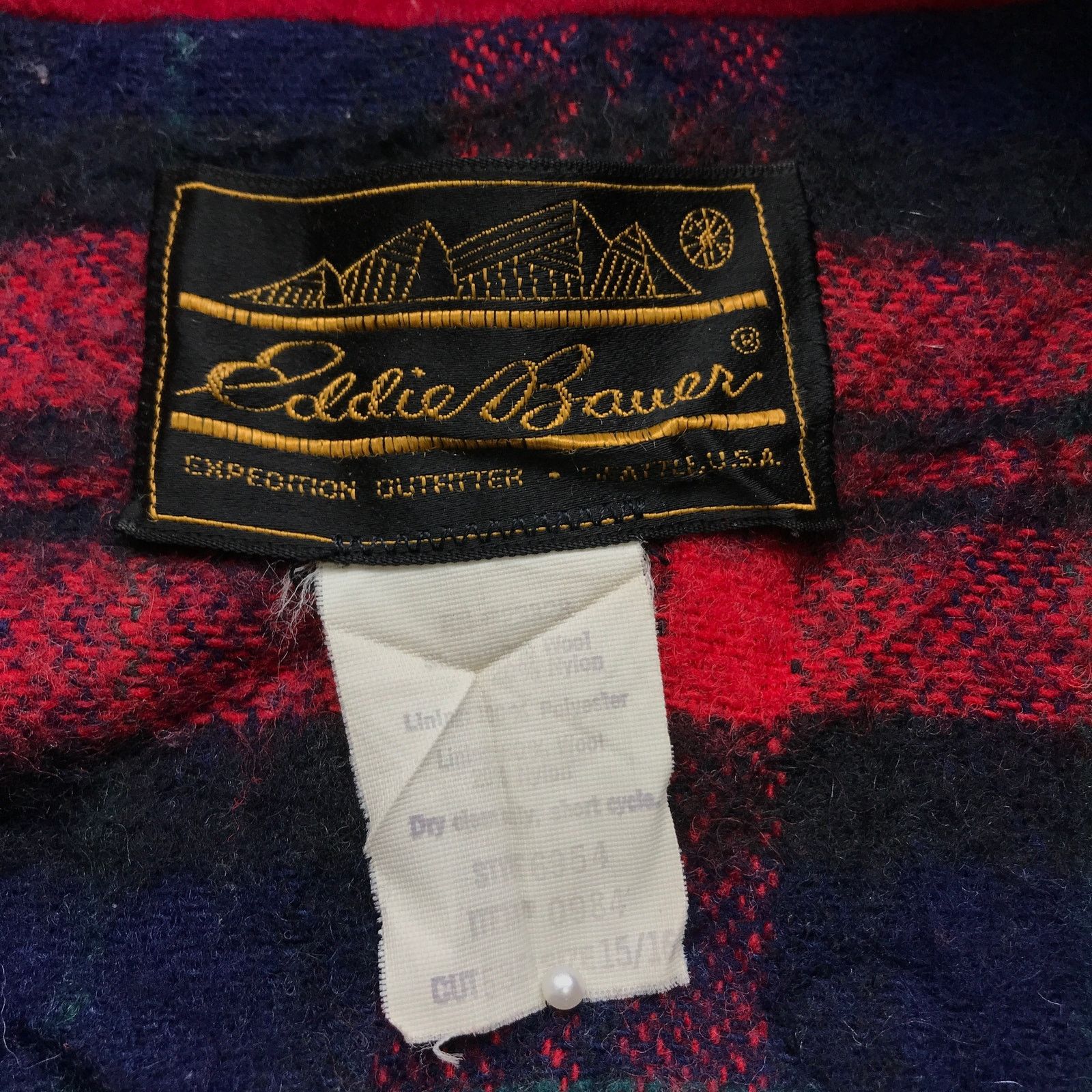 Eddie Bauer VTG 80s Eddie Bauer Hunting Wool Blend Jacket Large 15/16 Size L / US 10 / IT 46 - 3 Thumbnail