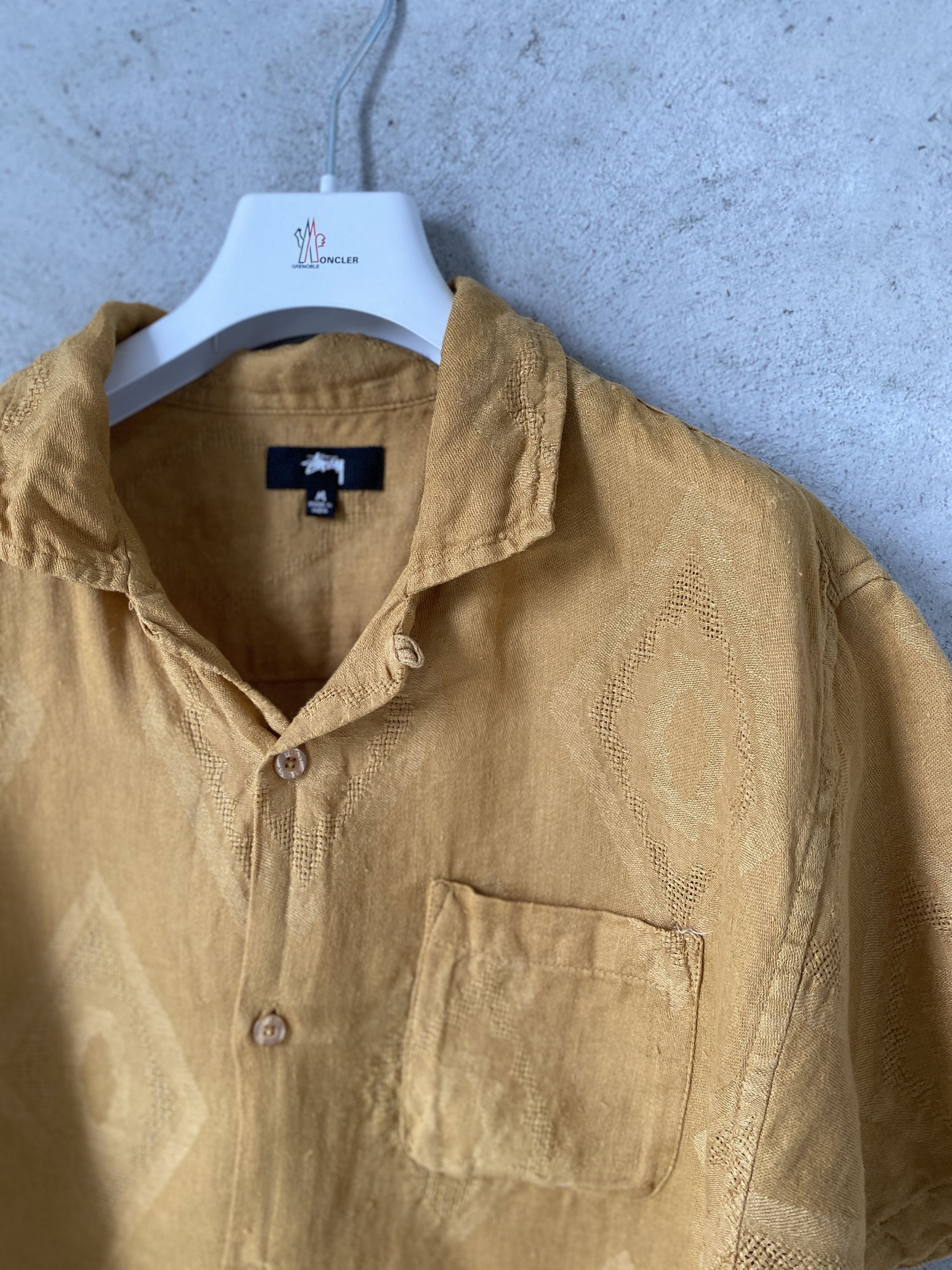 Stussy Stussy Diamon Jacquard Linen short sleeve shirt Size US M / EU 48-50 / 2 - 2 Thumbnail