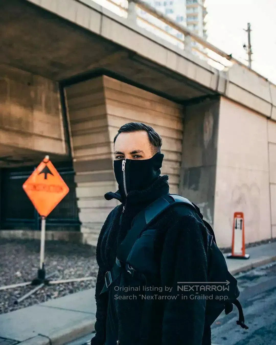 Acronym acronym ng4 ps neck gaiter black green. Size ONE SIZE - 5 Thumbnail