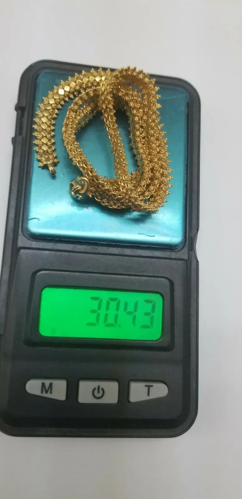 Other High End Jewelry! 23k Solid Gold Fancy Necklace 17" 30.4gr Size ONE SIZE - 5 Thumbnail