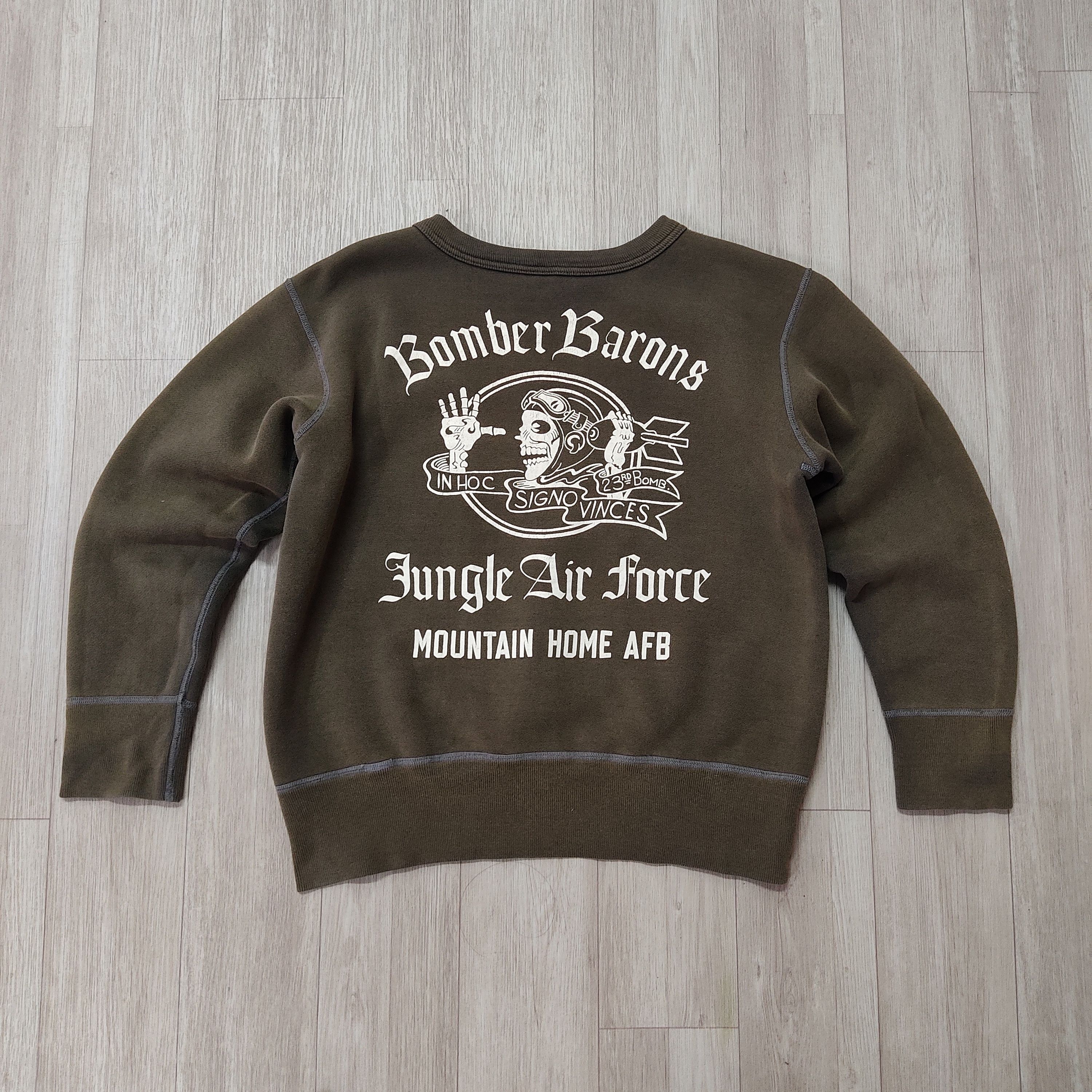 Buzz Rickson's Vintage 80s Buzz Rickson Jungle Air Force Sweatshirt Size US S / EU 44-46 / 1 - 11 Thumbnail