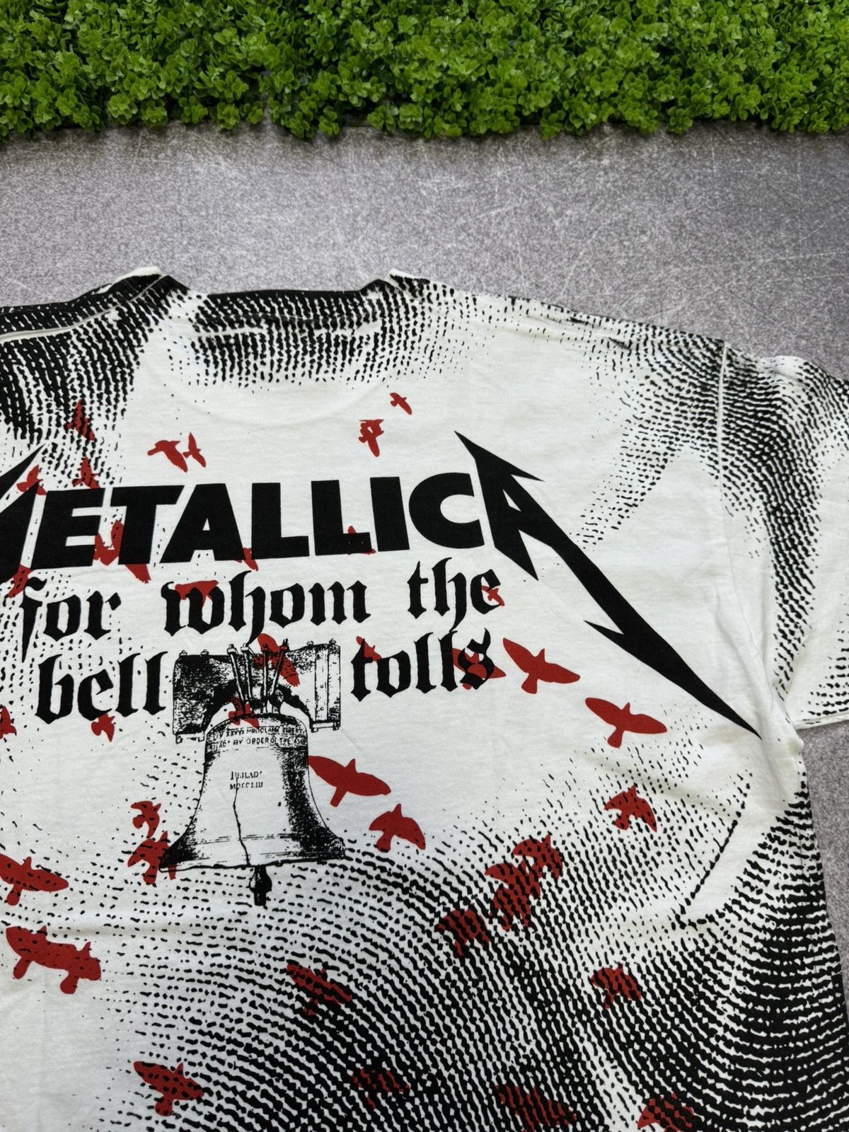 Band Tees × Vintage Metallica Crow Over Print T shirt Graphic Vintage Y2K Size US XXL / EU 58 / 5 - 8 Thumbnail