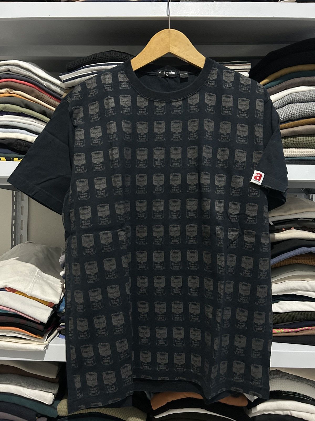 Andy Warhol RARE VTG ANDY WARHOL X UNIQLO 2000S FULLLOGO TOMATO SOUP Size US L / EU 52-54 / 3 - 1 Thumbnail