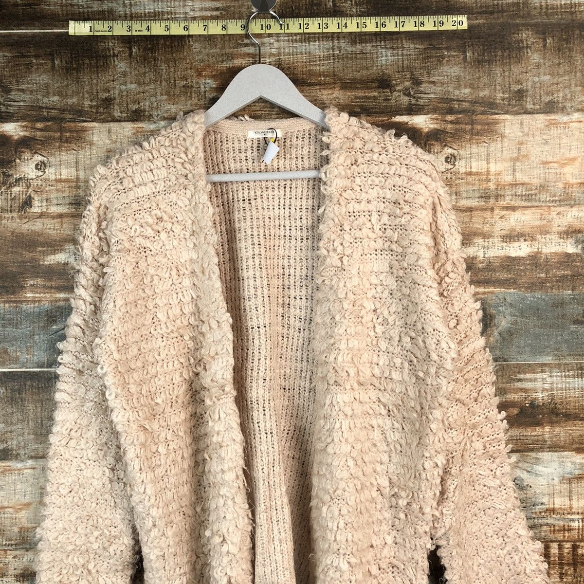 Homespun Knitwear × Japanese Brand Glacier Pink Mohair Cardigan shaggy vintage Knitwear #A2351 Size M / US 6-8 / IT 42-44 - 2 Thumbnail