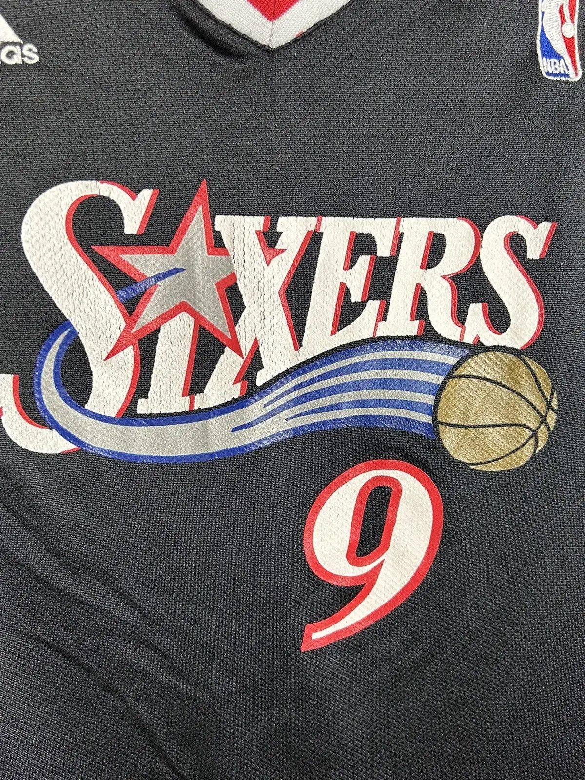 Adidas 00s Adidas Nba 76Ers #9 Andre Iguodala 2007/09 Away Jersey Size US XS / EU 42 / 0 - 5 Thumbnail