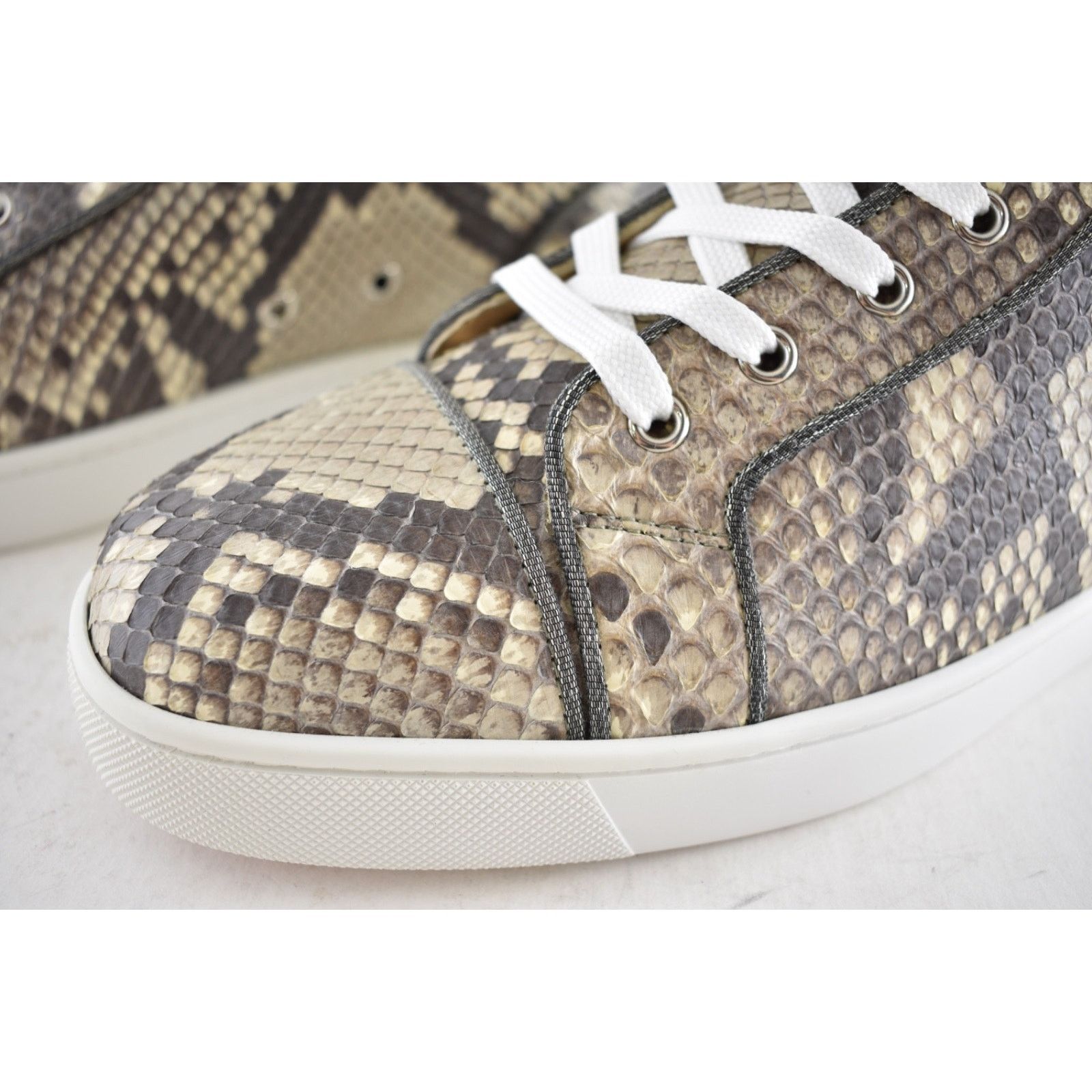 Christian Louboutin Christian Louboutin Louis Orlato Flat Python Ghost Roccia Size US 11 / EU 44 - 11 Thumbnail