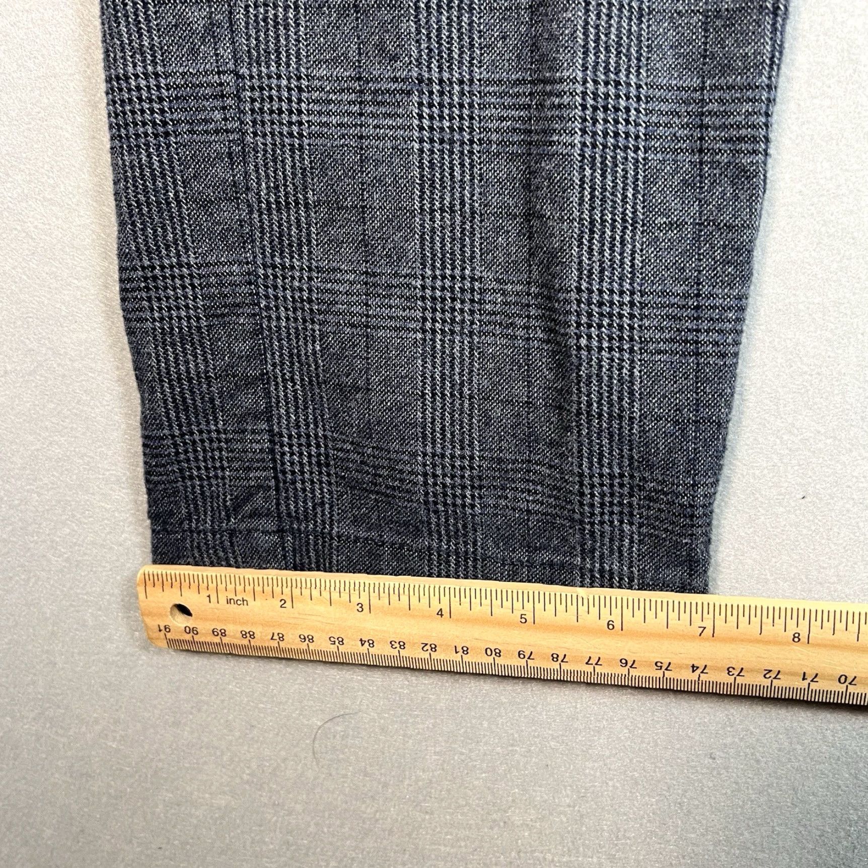 J.Crew J.CREW Dress Pants – Slim Fit, Plaid, Cotton Blend, 32x34, Blue Mens Dress Pants, Flat Front, 484 Stretch, Regular, Vintage No, 32x34 Size US 32 / EU 48 - 5 Thumbnail