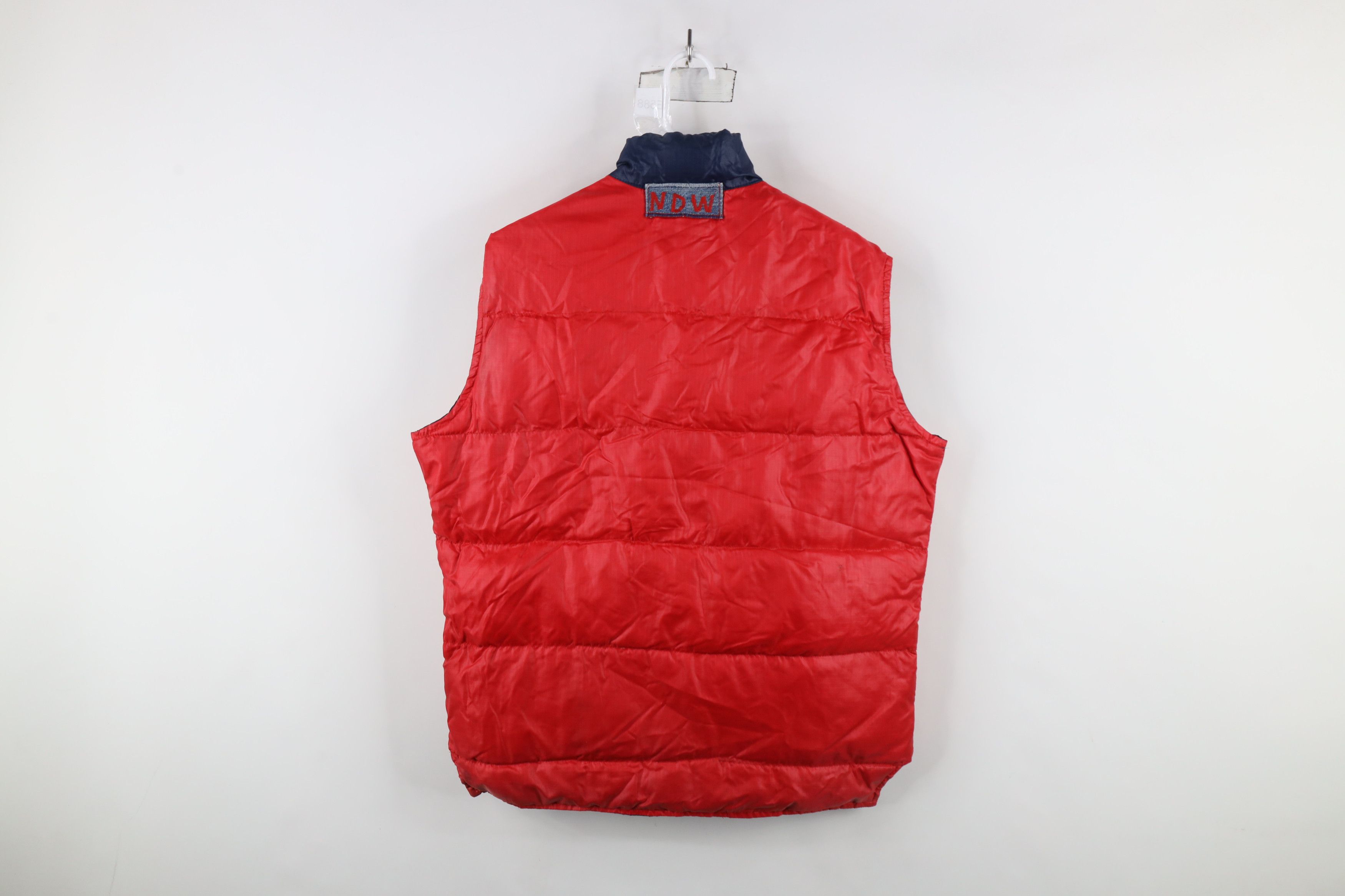 Vintage Vintage 70s Streetwear Reversible Down Puffer Vest Jacket Size US L / EU 52-54 / 3 - 8 Thumbnail