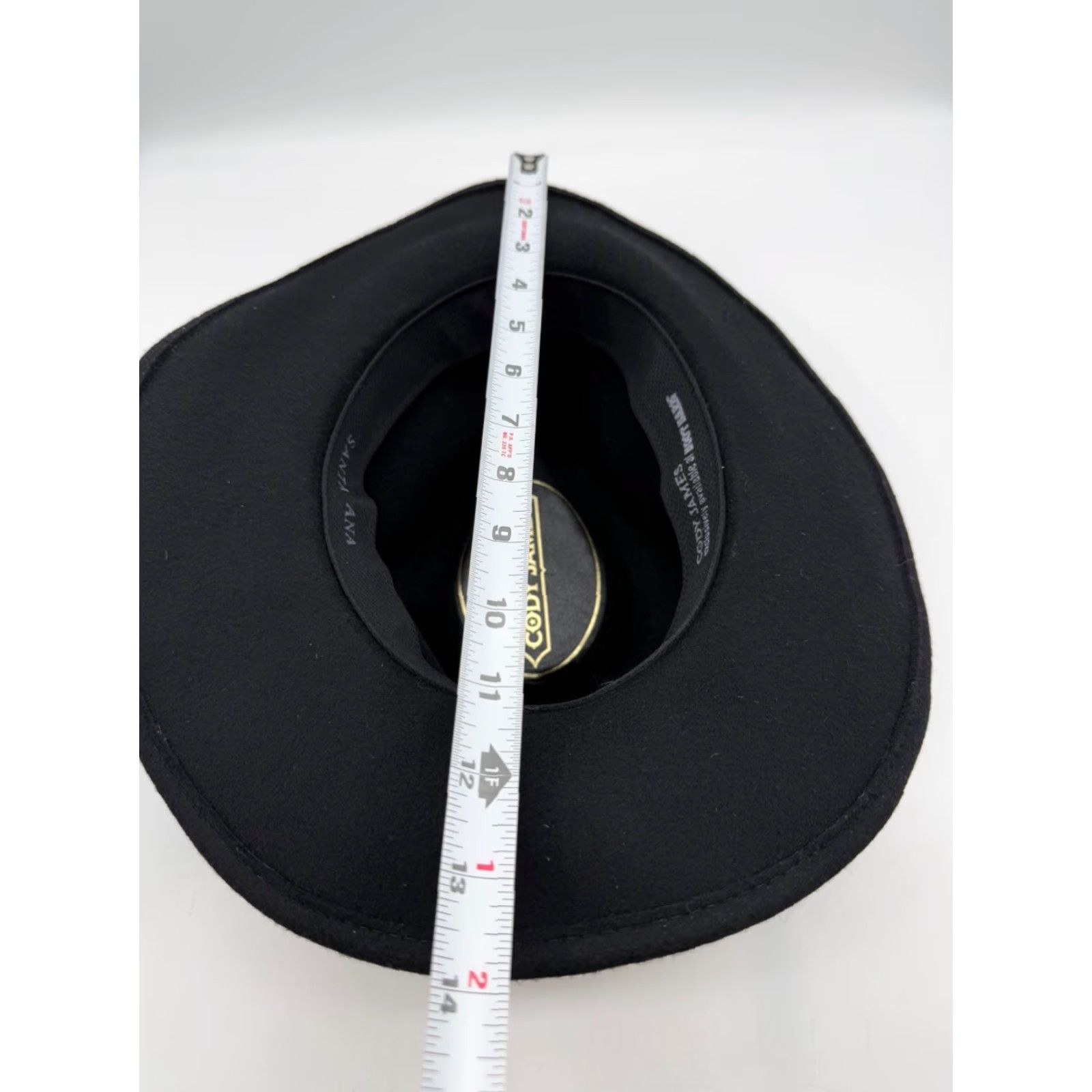 Cody James Cody James Santa Ana 100% Wool Western Cowboy Hat Size S Black Size ONE SIZE - 2 Thumbnail