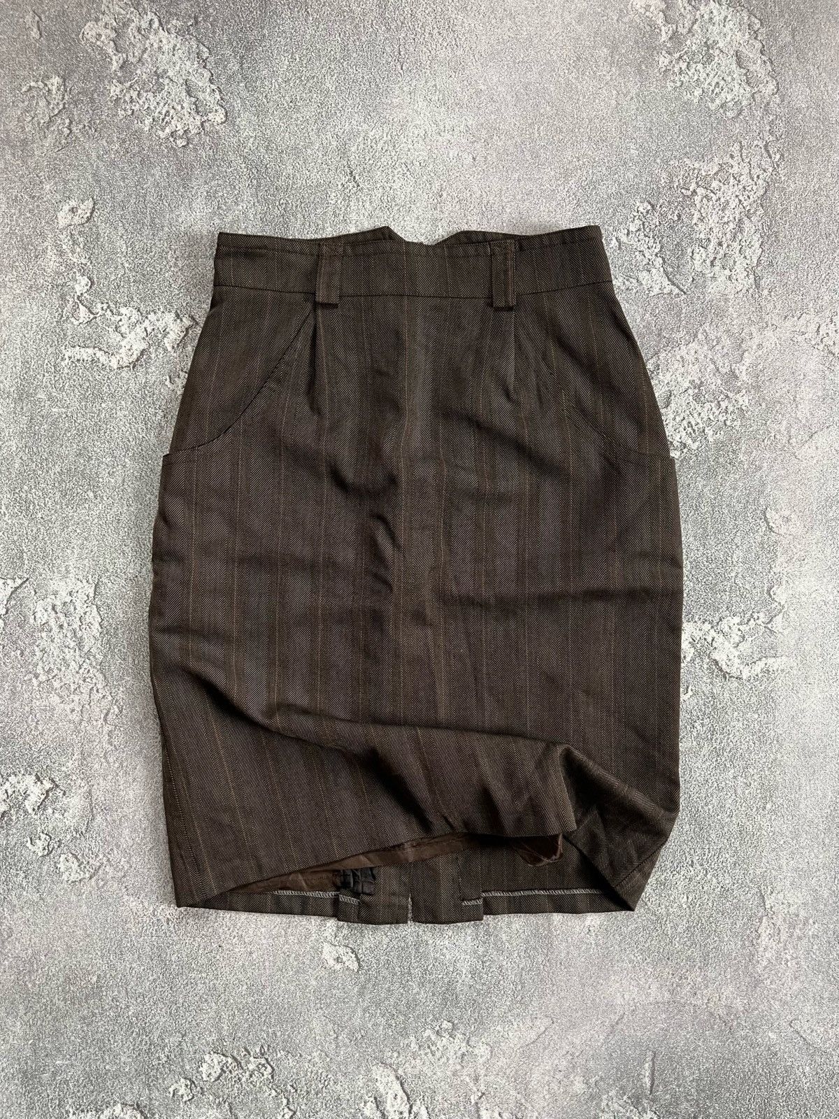 Jil Sander × Vintage Vintage Jil Sander+ Straight Midi Skirt 90s Wool Size 40 Size 27" / US 4 / IT 40 - 1 Thumbnail