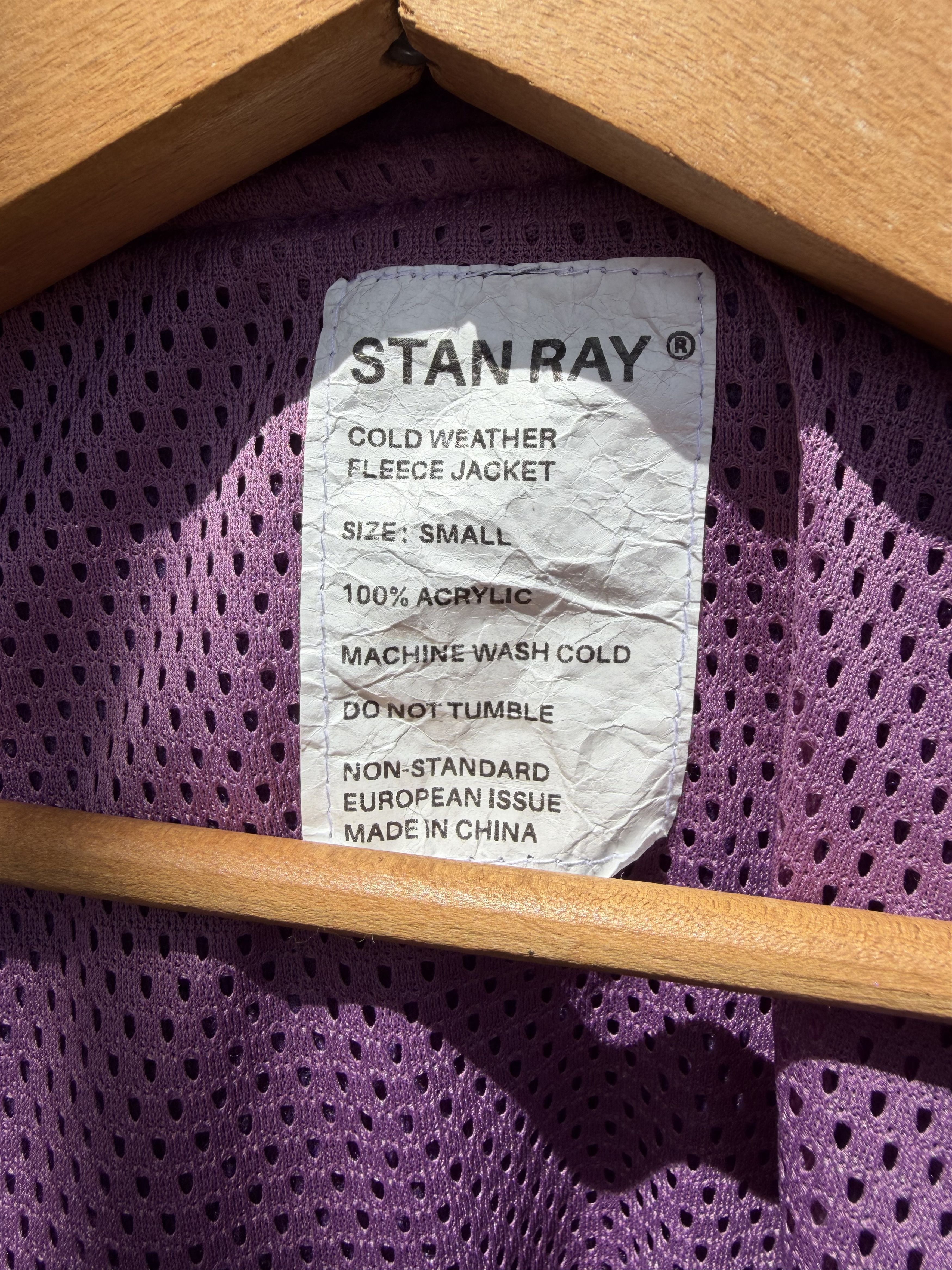 Stan Ray Stan Ray High Pile Fleece Zip-up Jacket in Purple Size Small Size US S / EU 44-46 / 1 - 2 Thumbnail