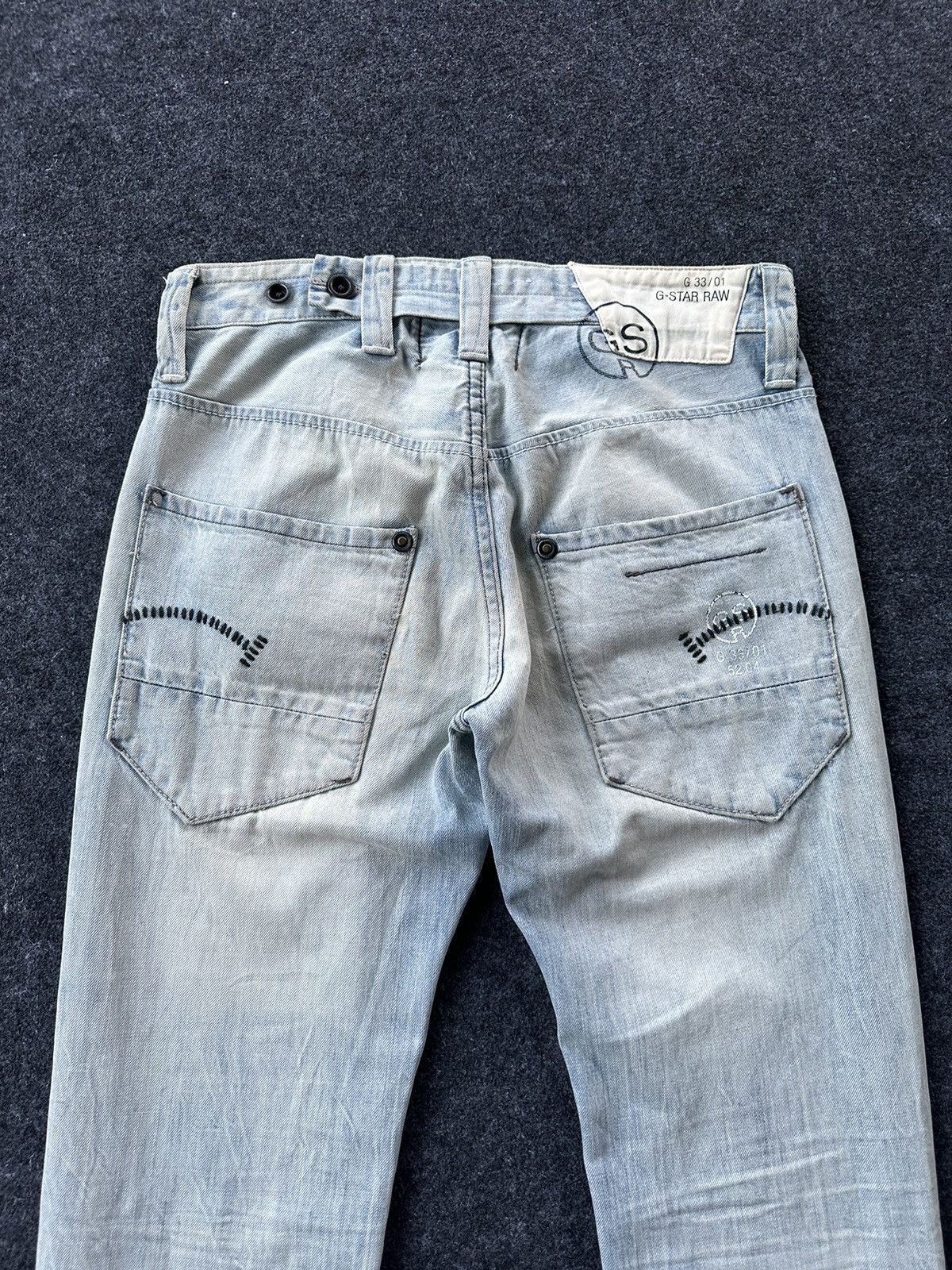 Beauty Beast × G-Star Gstar Raw G33/01 Distressed Denim D167 Size US 29 - 5 Thumbnail
