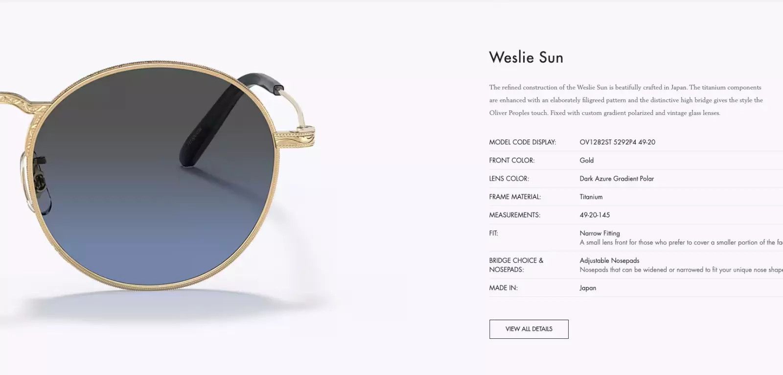 Oliver Peoples OLIVER PEOPLES WESLIE POLARIZED Sun Size ONE SIZE - 7 Thumbnail