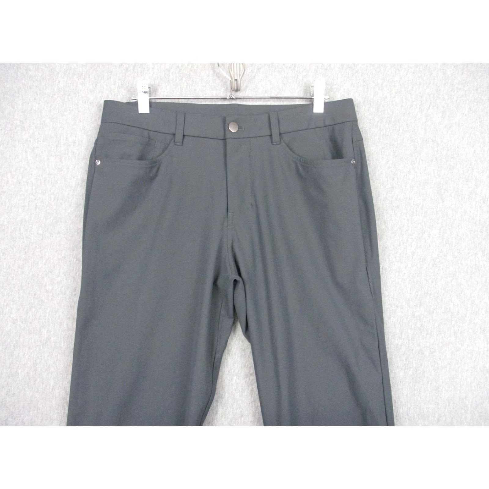 Lululemon Lululemon Pants Mens 31x32 Charcoal Gray Slim Tapered 5 Pocket Stretch Chino Size US 31 - 2 Thumbnail