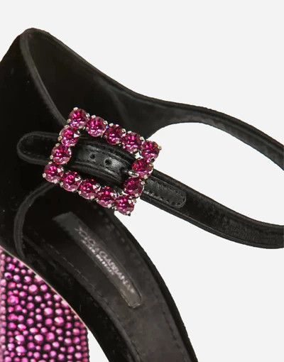 Dolce & Gabbana o1y0925 Square Heel Pumps in Black Size US 10.5 / IT 40.5 - 2 Thumbnail