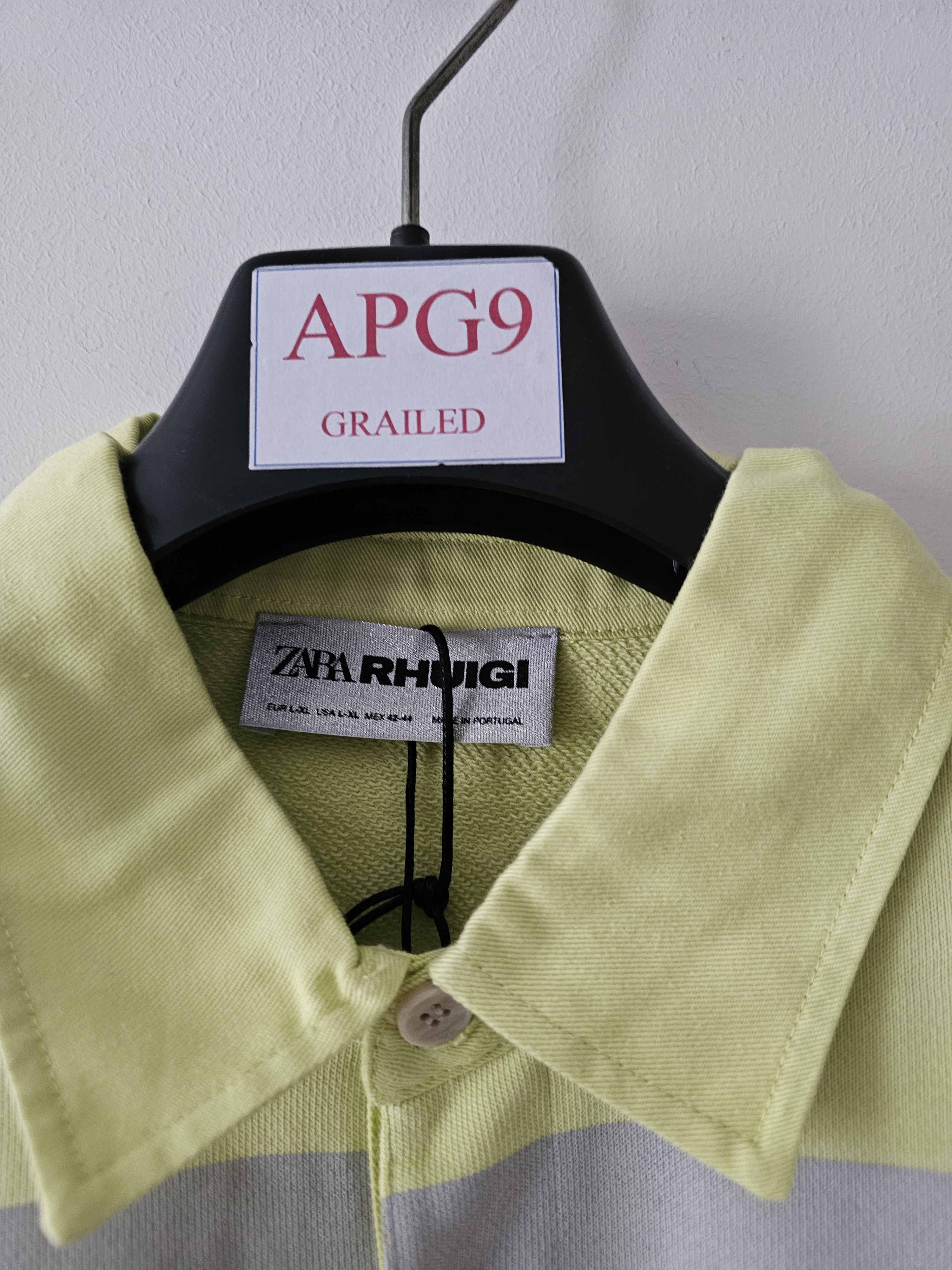 Rhude × Zara Long Sleeve Polo Rhude x Zara Rhuigi Size US L / EU 52-54 / 3 - 6 Thumbnail