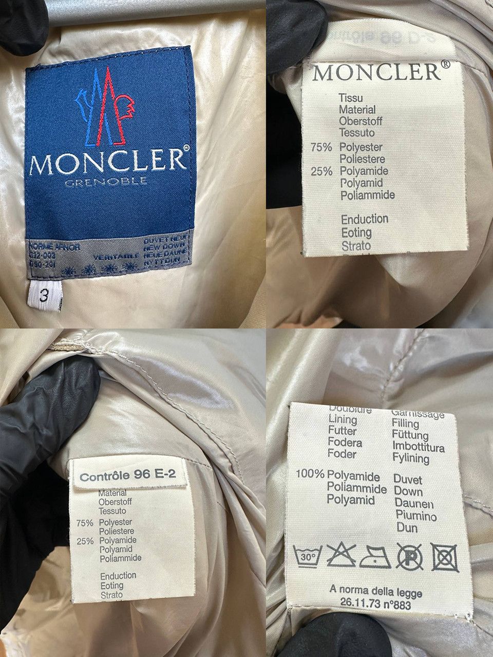 Moncler Moncler Grenoble Down Jacket Vintage 80s Nylon Puffer Size US L / EU 52-54 / 3 - 22 Thumbnail