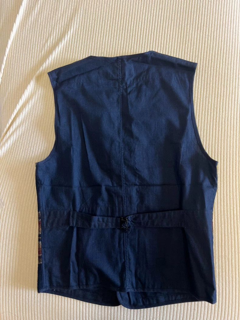 RRL Ralph Lauren RRL Ralph Lauren Old silver buckle southwest striped vest Size US S / EU 44-46 / 1 - 2 Thumbnail
