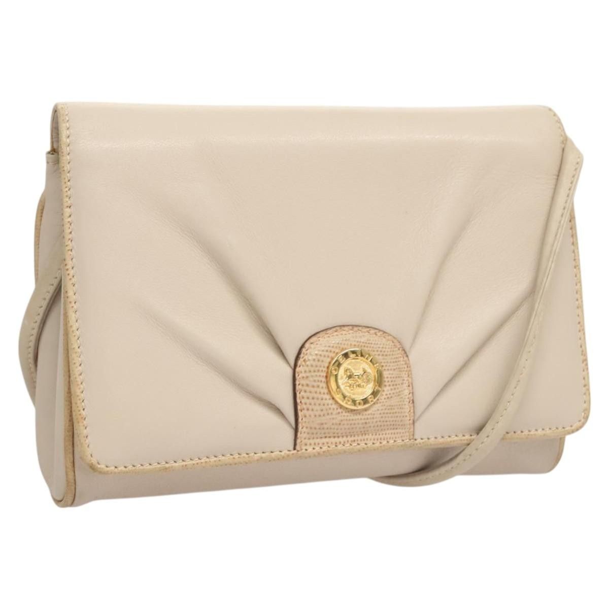 Celine Celine Flap Shoulder Bag Leather Size ONE SIZE - 1 Thumbnail