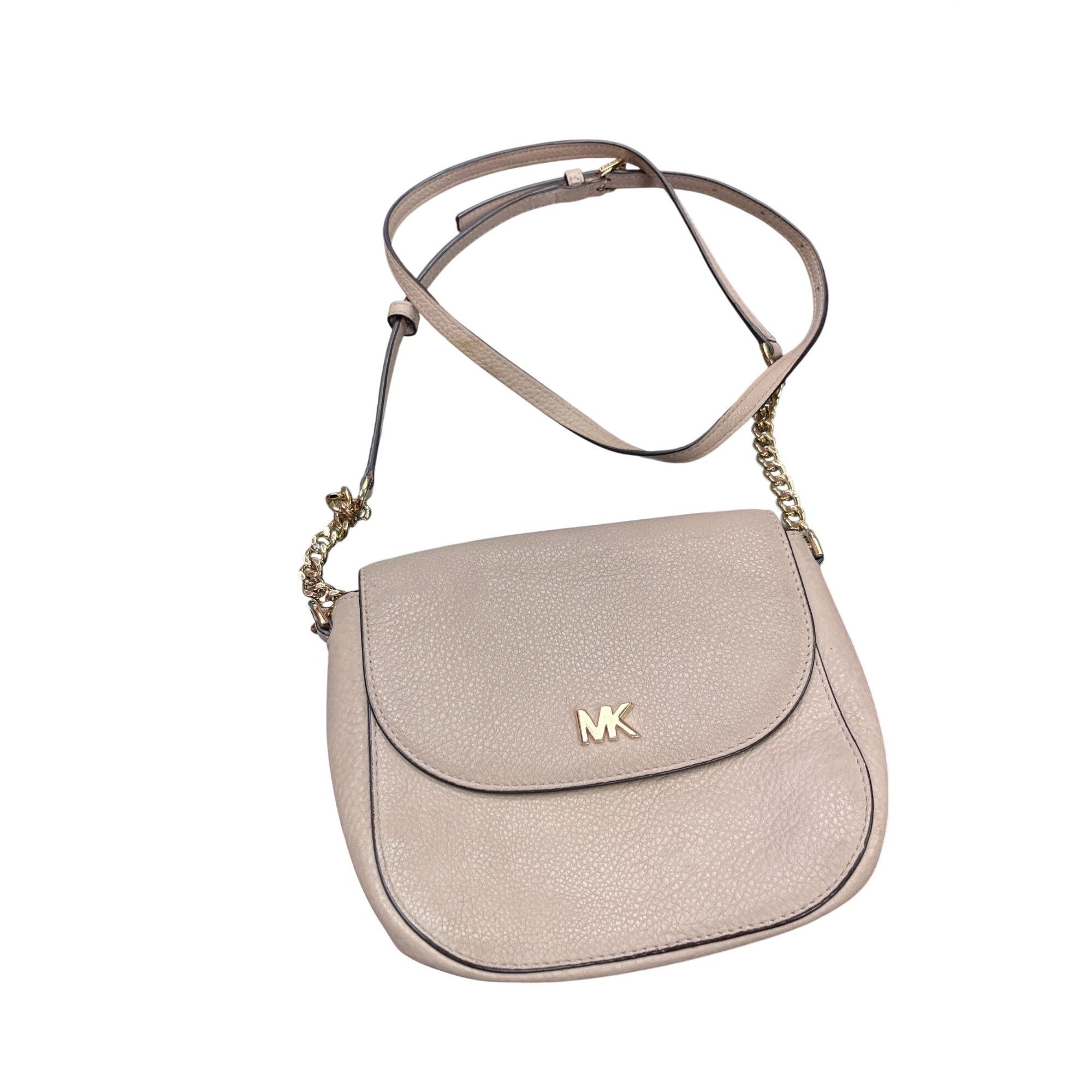 Michael Kors Michael Kors wms corral pink goldware leather crossbody shou Size ONE SIZE - 18 Thumbnail
