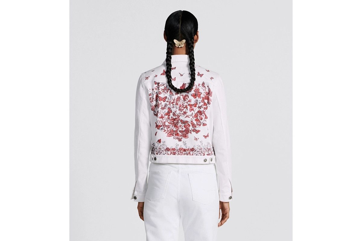Dior o1bcso1str0225 Jacket in White/Red Size S / US 4 / IT 40 - 7 Thumbnail
