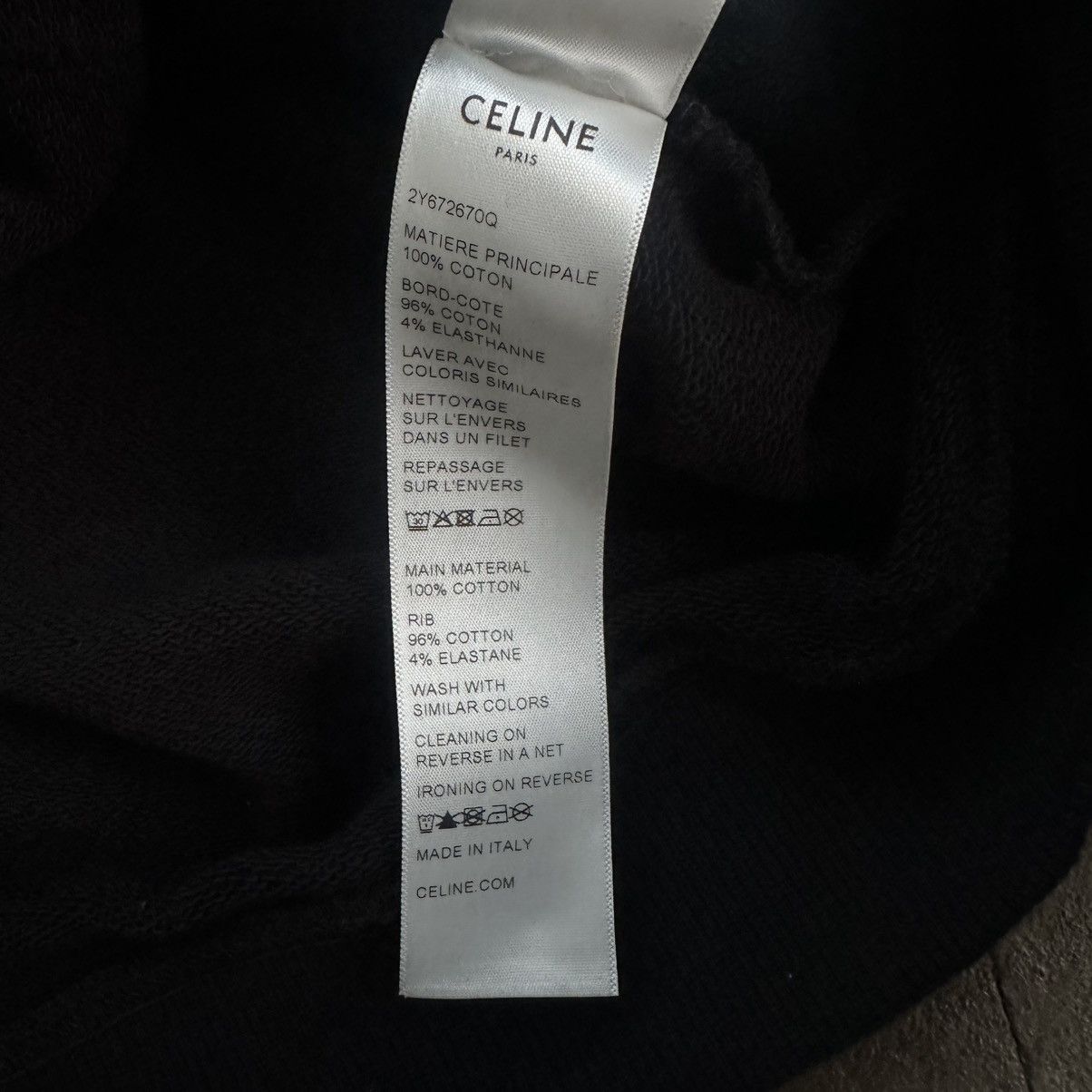 Celine × Hedi Slimane CELINE OVERSIZED CARDIGAN COTTON FLEECE Size US L / EU 52-54 / 3 - 14 Thumbnail