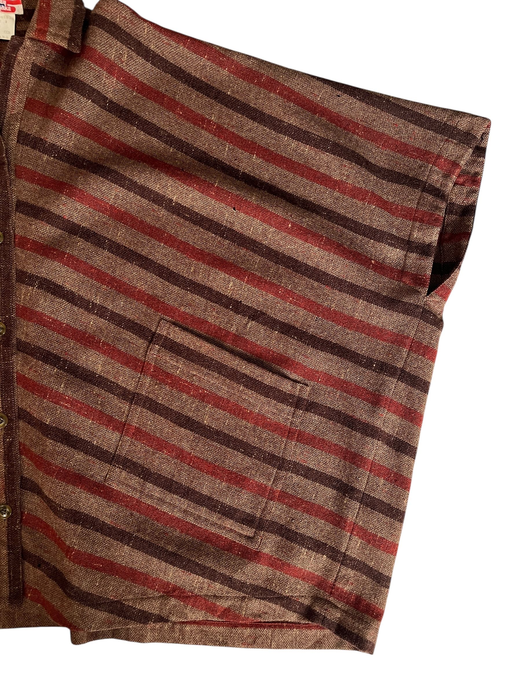 Issey Miyake Vintage 70s Issey Miyake Rug Button Up Poncho Size US M / EU 48-50 / 2 - 5 Thumbnail