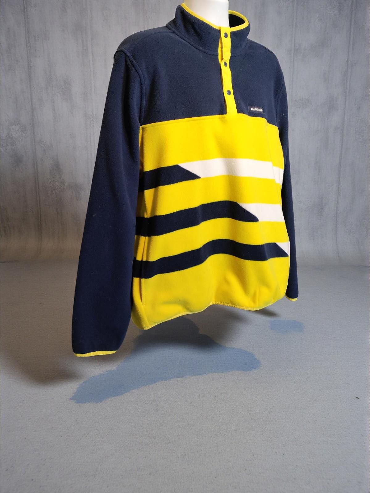 Lands' End Lands' End Men's XL Fleece Pullover Sweatshirt - Navy and Y2 Size US XL / EU 56 / 4 - 4 Thumbnail