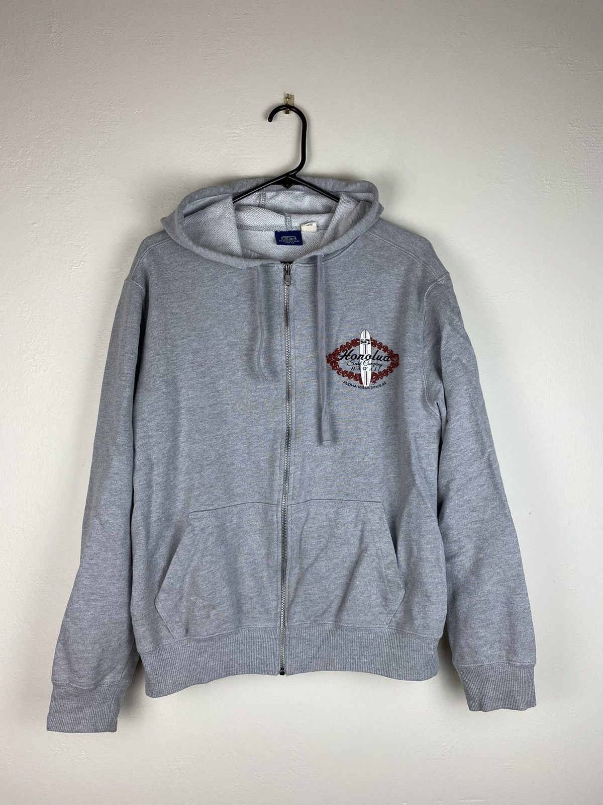 Japanese Brand Honolula Surf Company Hawaii Zip Hoodie Sweatshirt Size US M / EU 48-50 / 2 - 1 Thumbnail