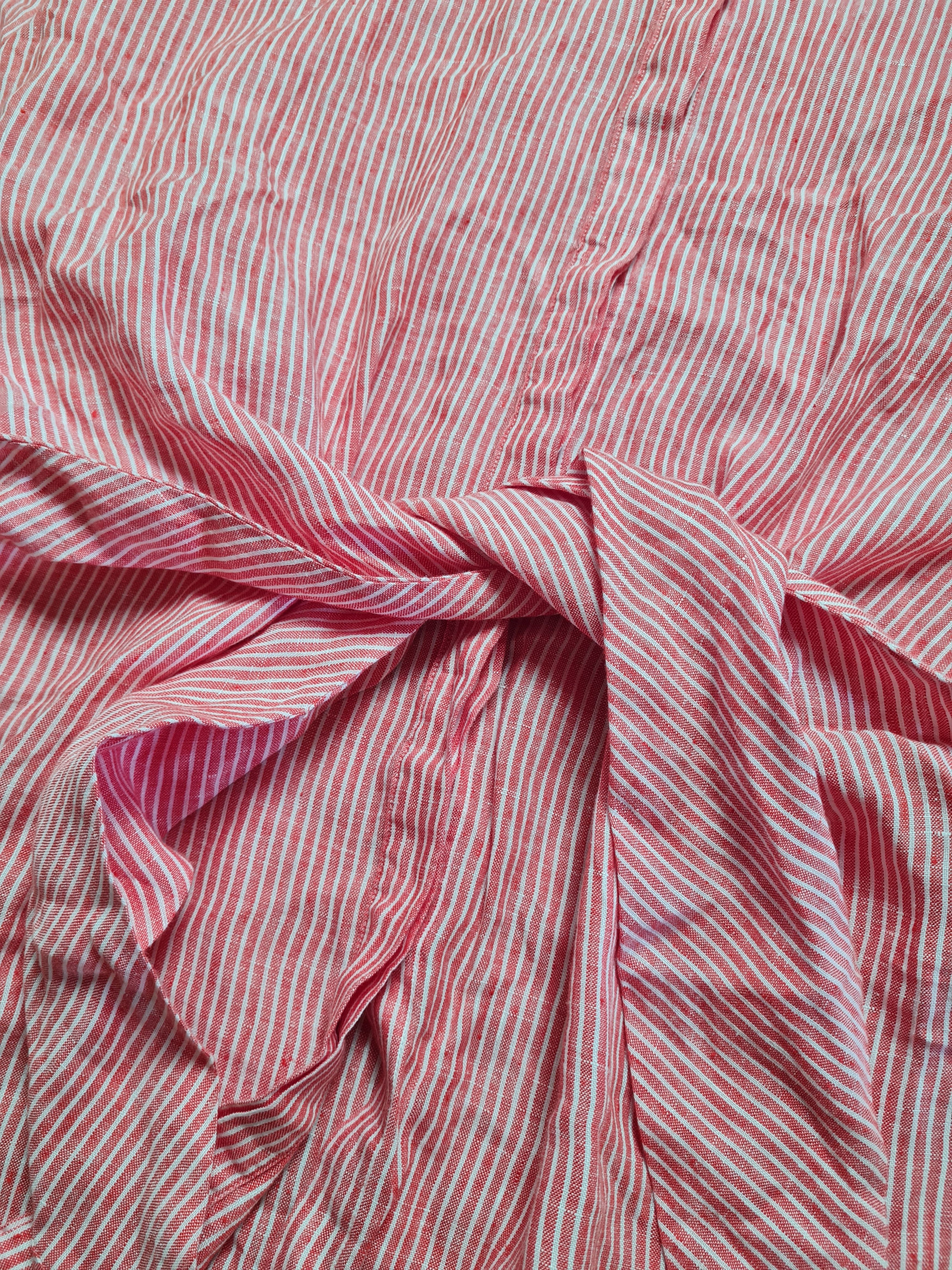 Ralph Lauren Lauren Ralph Lauren pink White Black Label Striped Linen Top Size XL / US 12-14 / IT 48-50 - 22 Thumbnail