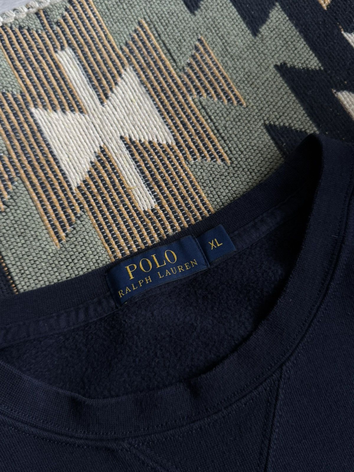 Polo Ralph Lauren Vintage Polo Ralph Lauren Navy Sweatshirt Size US XL / EU 56 / 4 - 7 Thumbnail